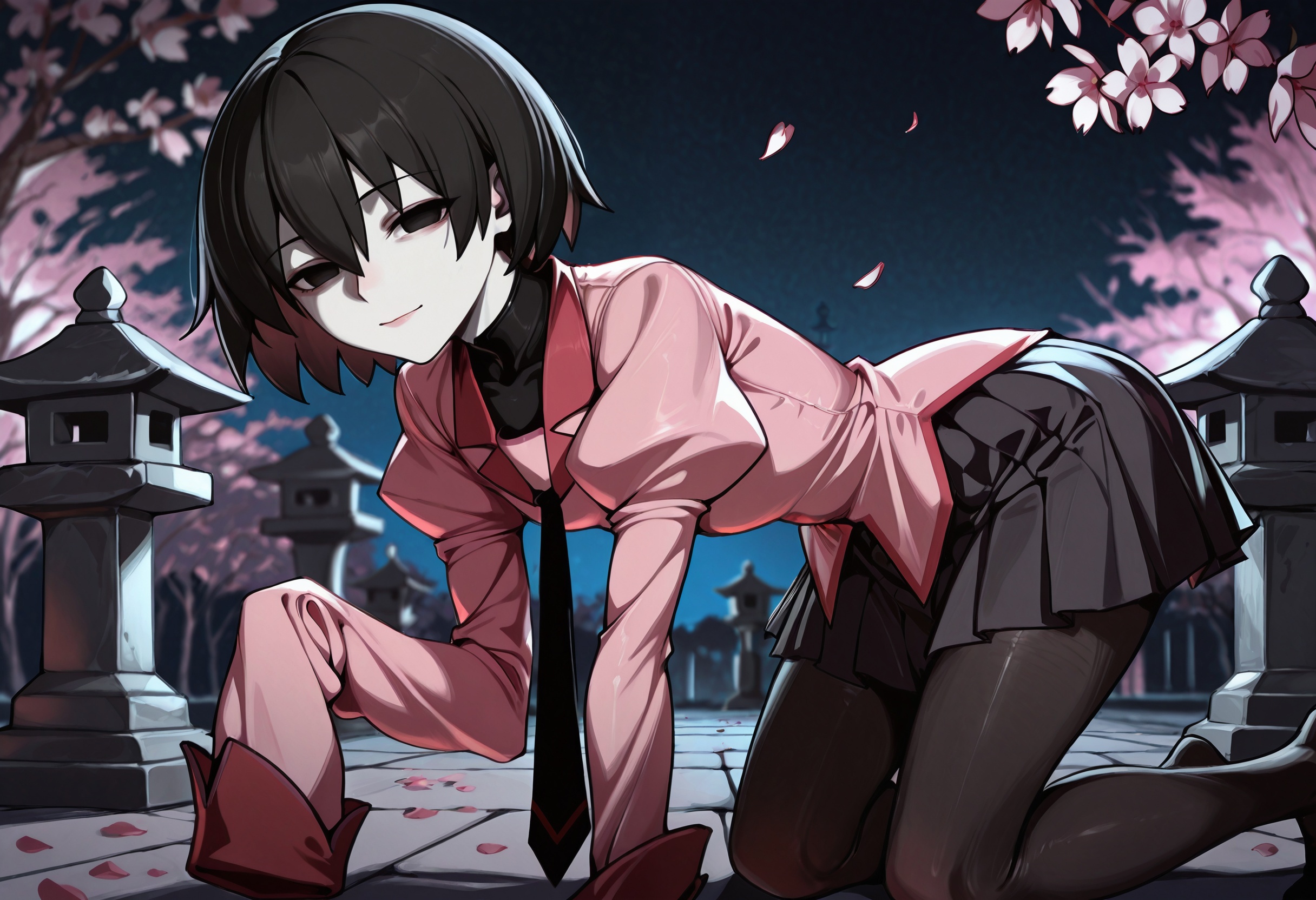 1girl,  solo,  oshino ougi on Tensor.Art