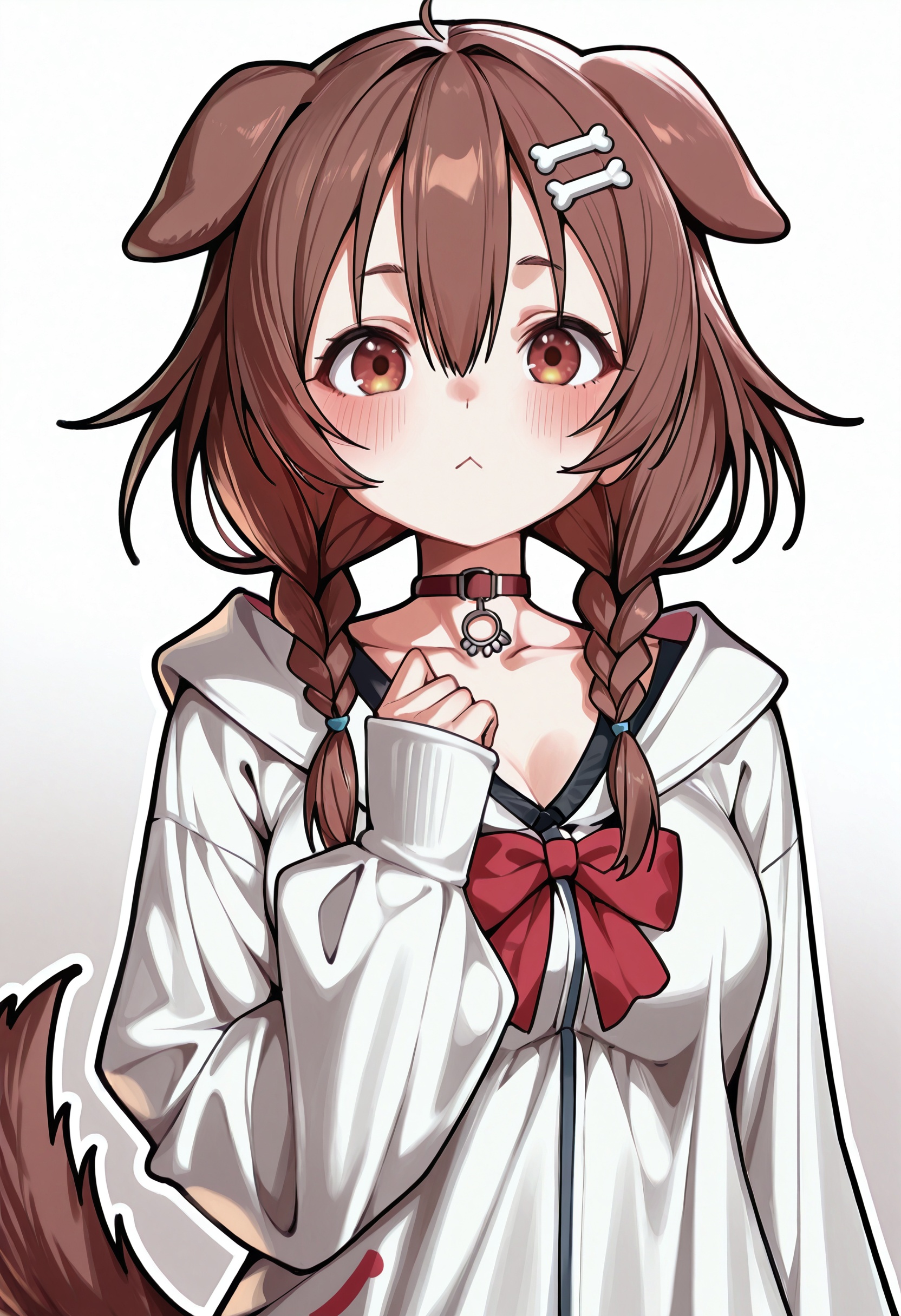 1girl,  solo,  inugami korone on Tensor.Art