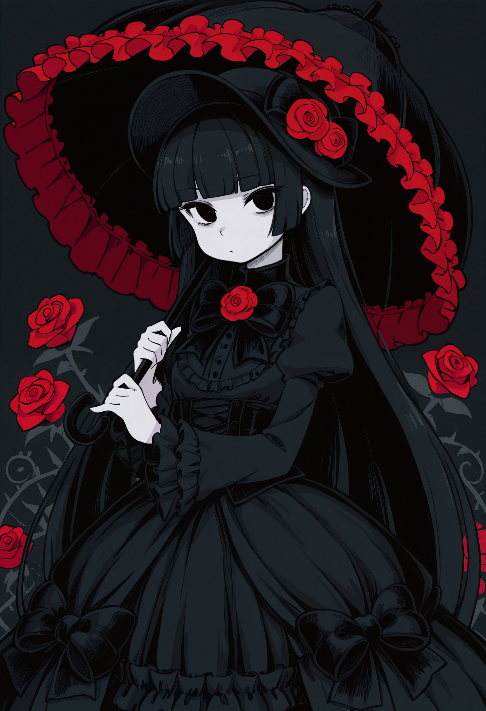 1girl,  solo,  long hair on Tensor.Art